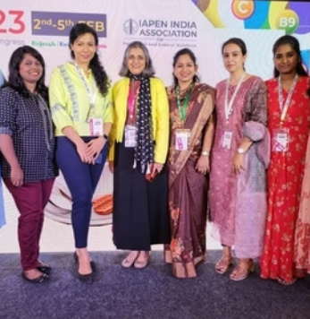 With Sheela Krishnaswamy