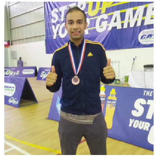 Srikar R National Badminton Player