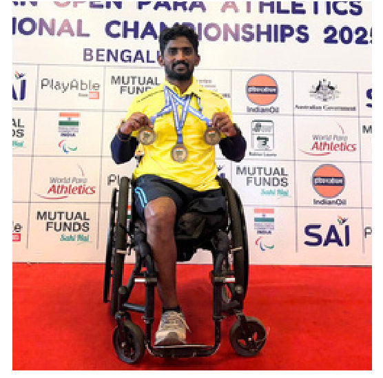 Ramesh Shanmugam International Para Athlete
