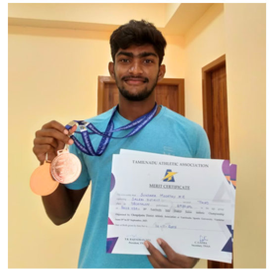 Sundara moorthy State Level in Pole Vault & Decathlon
