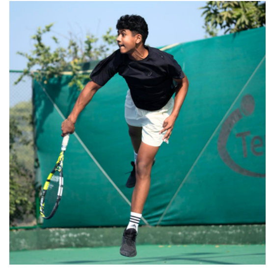 Dhruv Singh National Level Tennis Player