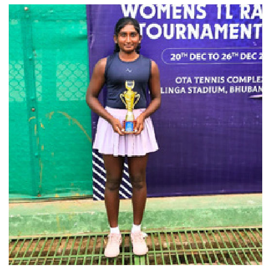 Haritha Shree National Tennis Player