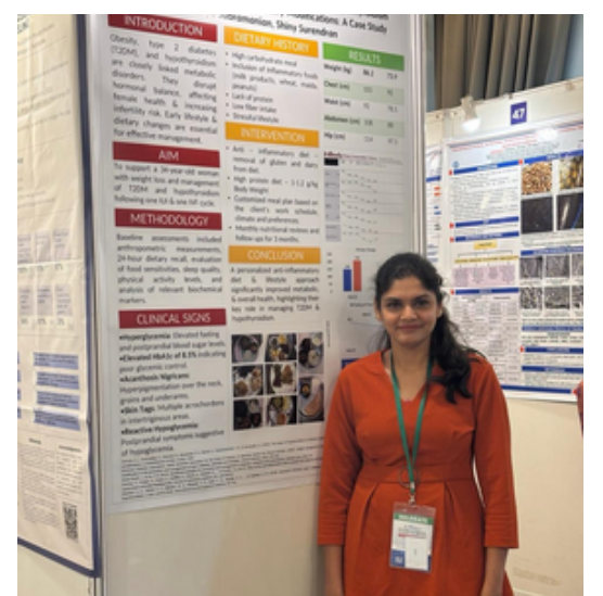 Poster Presentation at Dr. Mohans Conference